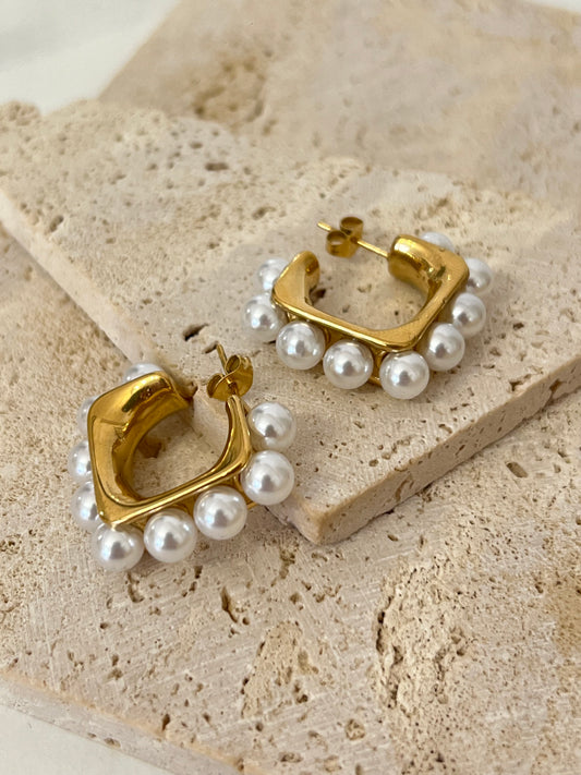 Pearl hoops