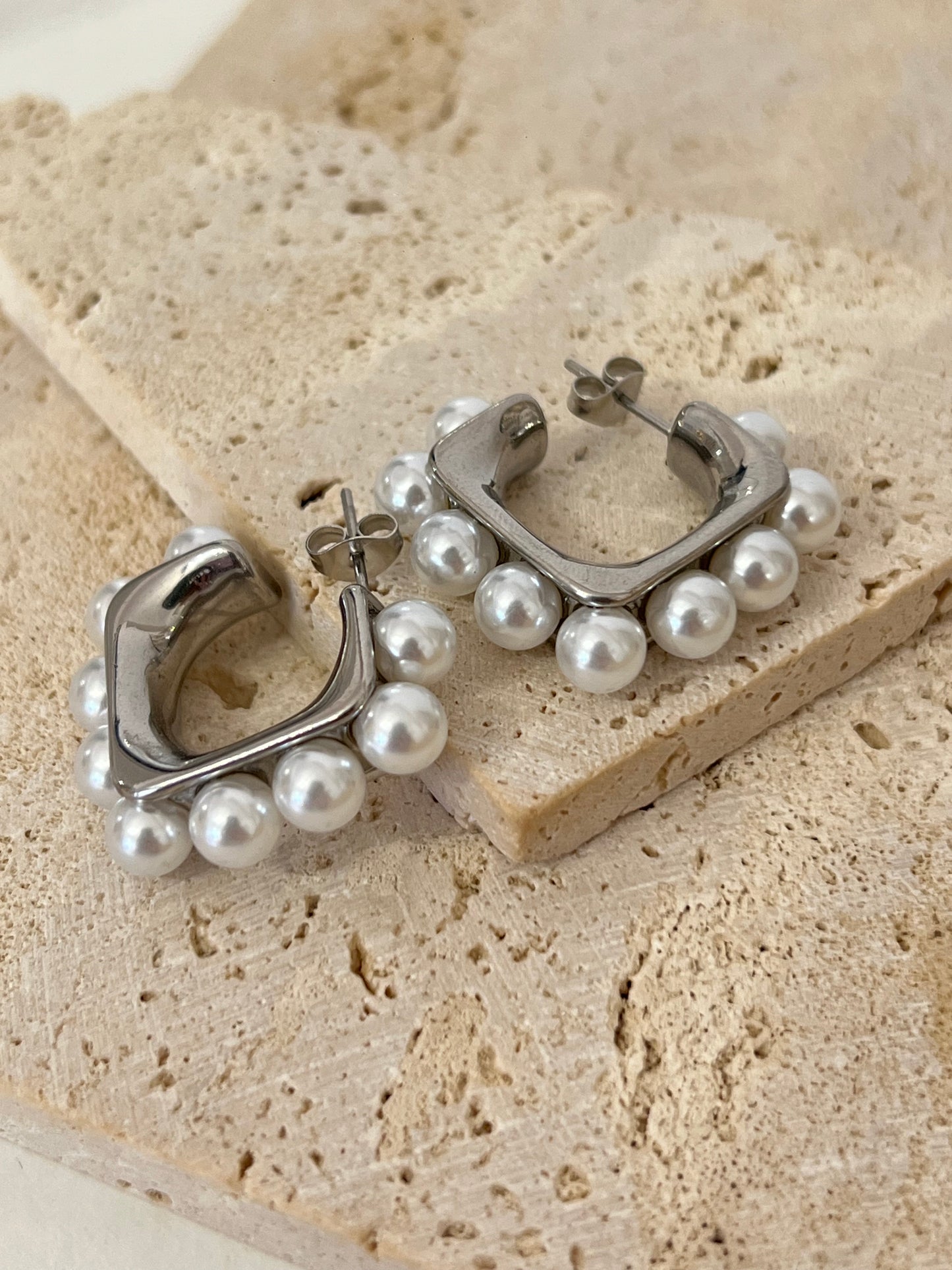 Pearl hoops