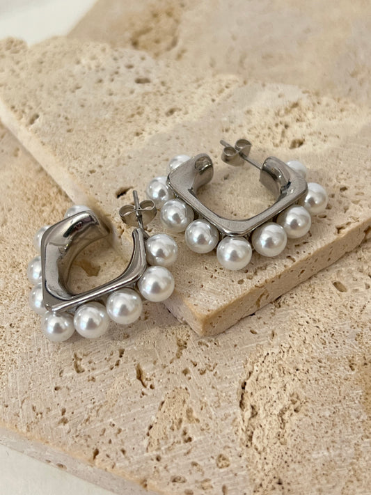 Pearl hoops